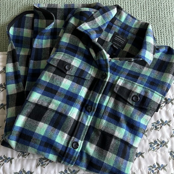 Sanctuary x Anthropologie Cora Plaid Shacket - Picture 4 of 7